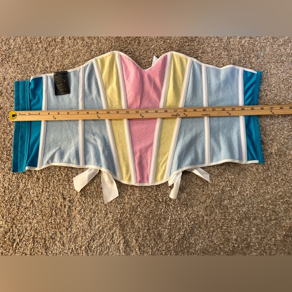 Leg AvenueWomen Multicolor Sequin Corset Size Small - Picture 5 of 8